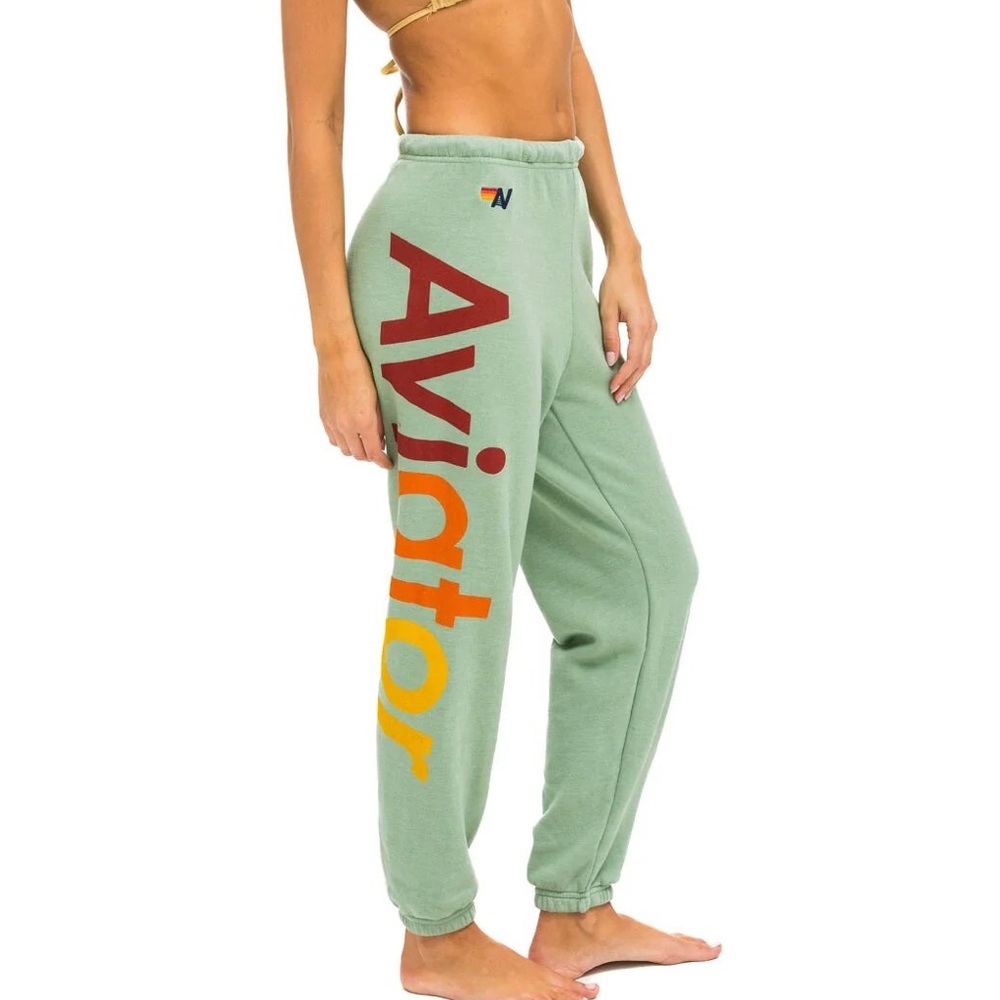 AVIATOR NATION 2 SWEATPANTS IN SAGE